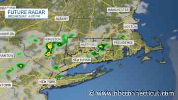Scattered showers and thunderstorms expected this afternoon