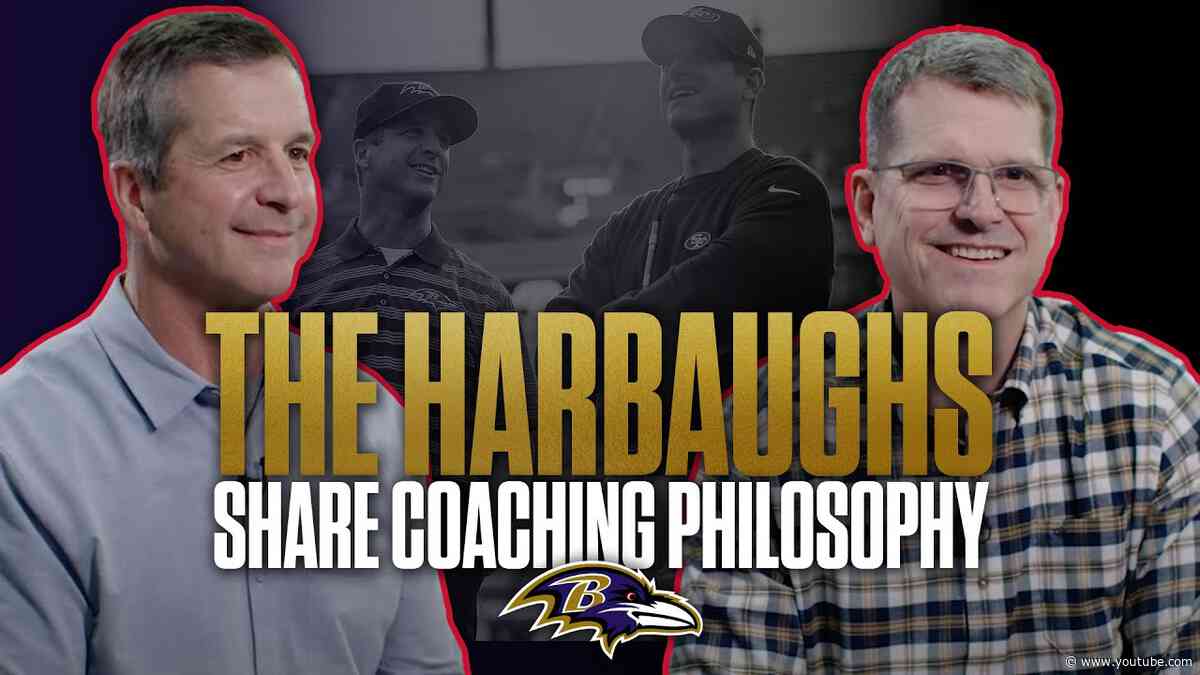 John and Jim Harbaugh: A Family of Coaches | Baltimore Ravens