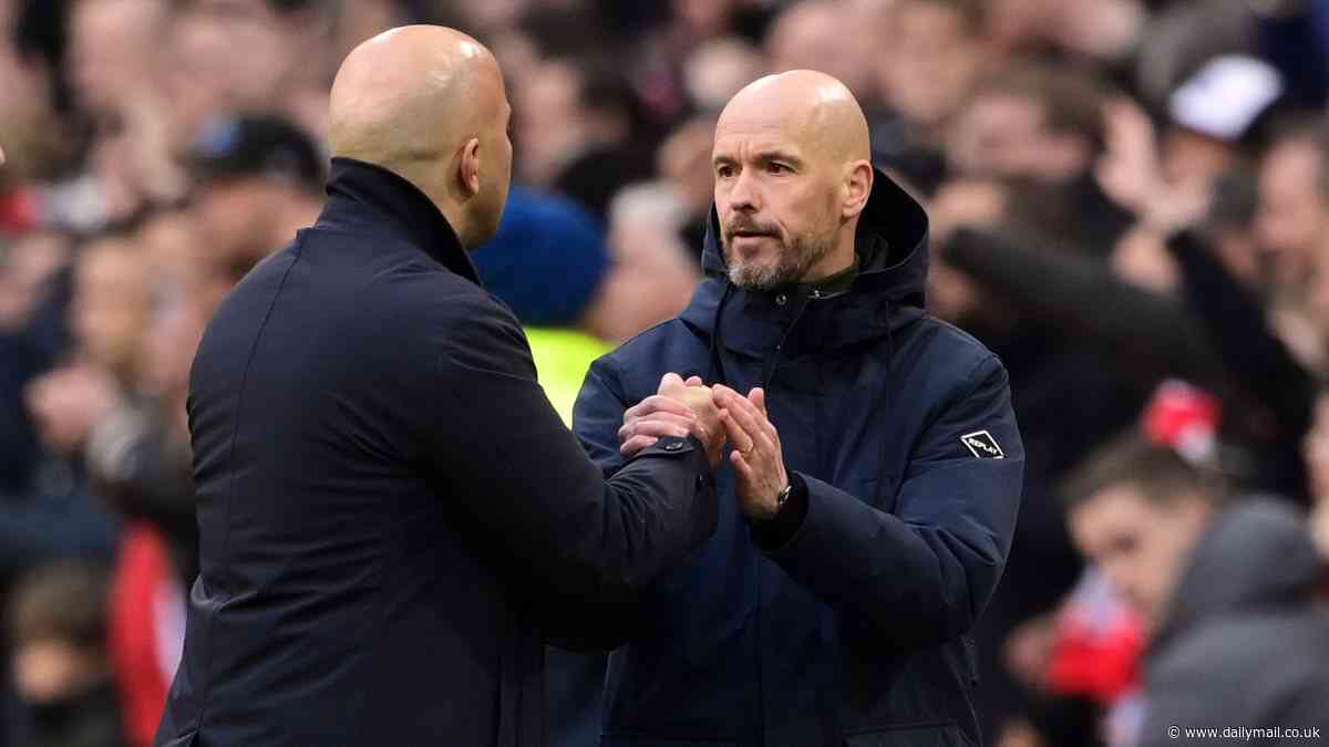 Man United manager Erik ten Hag aimed a jibe at incoming Liverpool boss Arne Slot's record at Feyenoord... the Dutchmen could become fierce rivals next season, so who came out on top back in Holland?