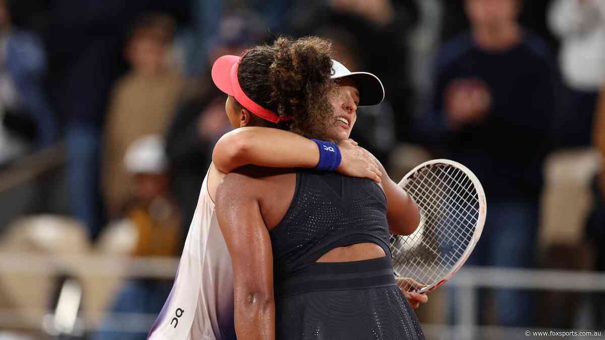 Heartbreaking end to French Open thriller as world No.1 survives massive Osaka scare