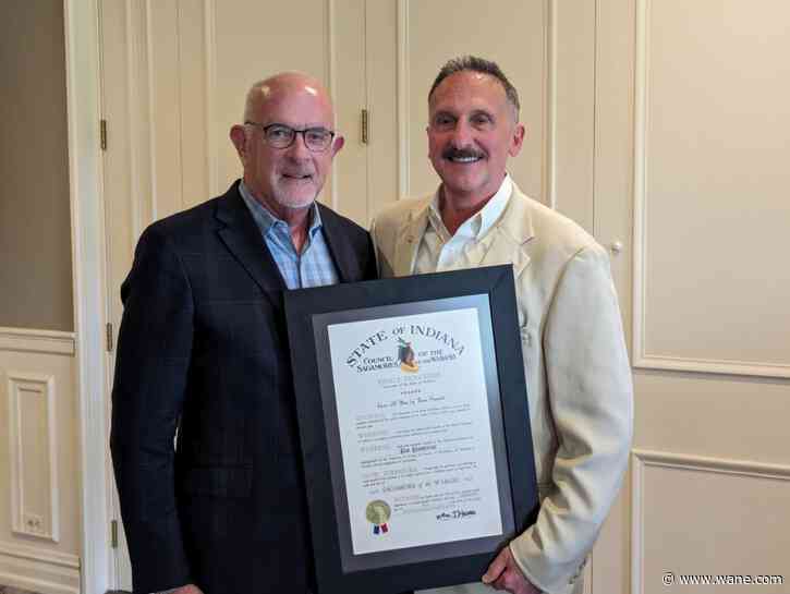 Fort Wayne business owner, 'community leader' receives Sagamore of the Wabash