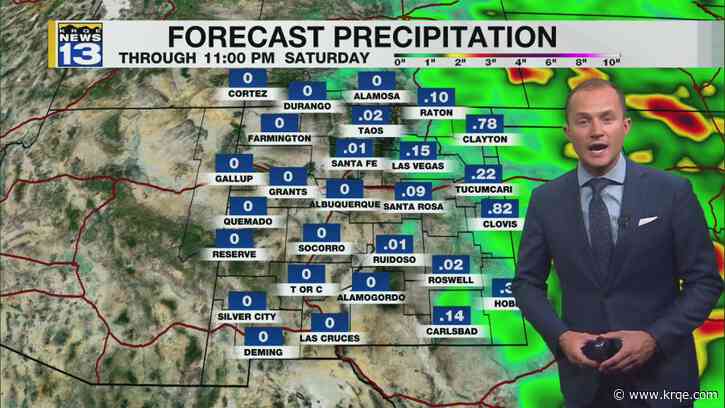 Storm chances continue into the weekend for parts of the state