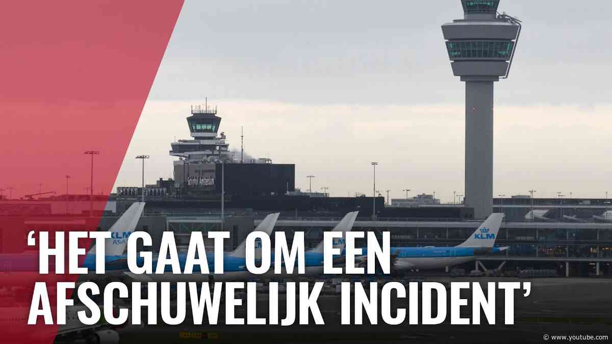 Persoon komt op Schiphol in draaiende vliegtuigmotor en overlijdt