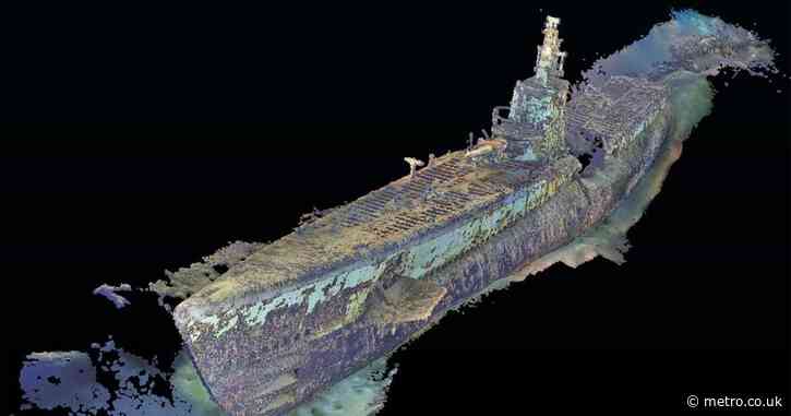 Iconic US World War 2 submarine sunk 80 years ago found 3,000 feet beneath ocean