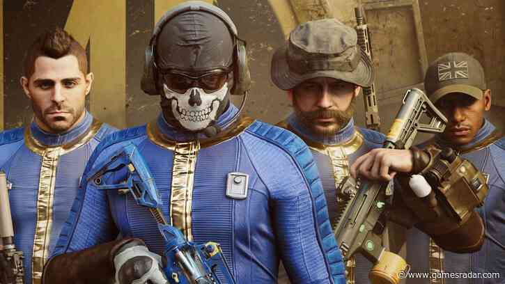 A Call of Duty Fallout crossover has leaked and there's something about Captain Price wearing a Vault jumpsuit that just doesn't look right