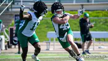 'He's made us increase our level of intensity': Riders' running backs learning from veteran A.J. Ouellette