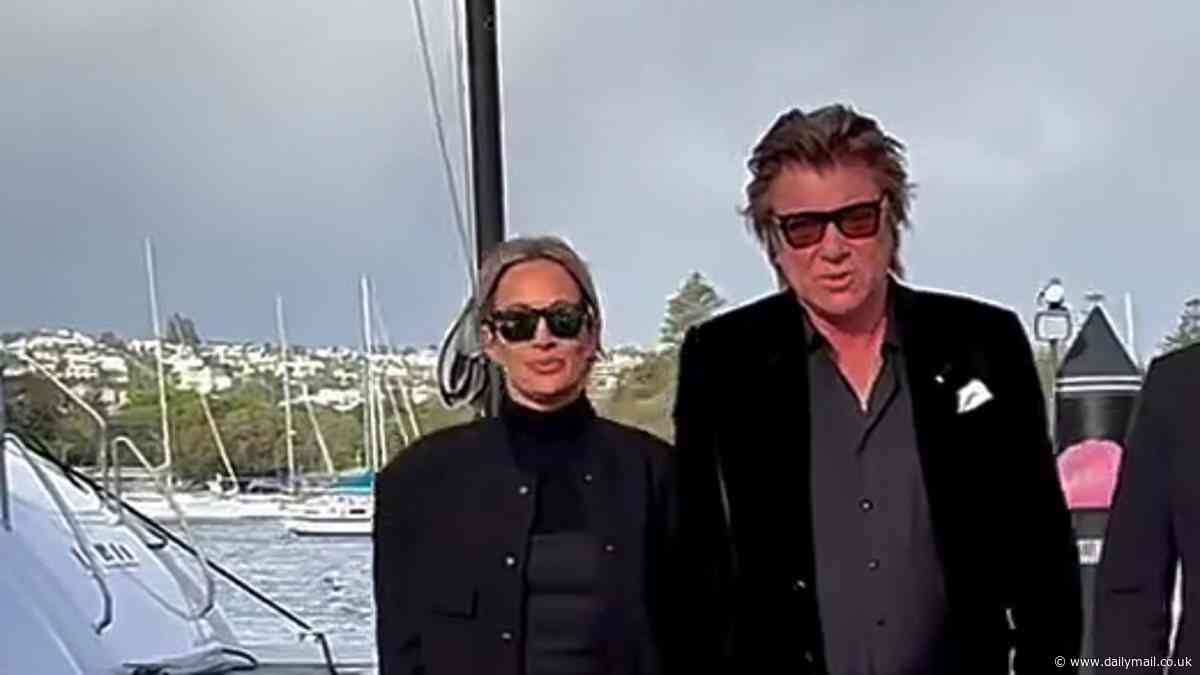 Christian Wilkins joins dad Richard Wilkins and his new girlfriend Mia Hawkswell as they host a dinner party together