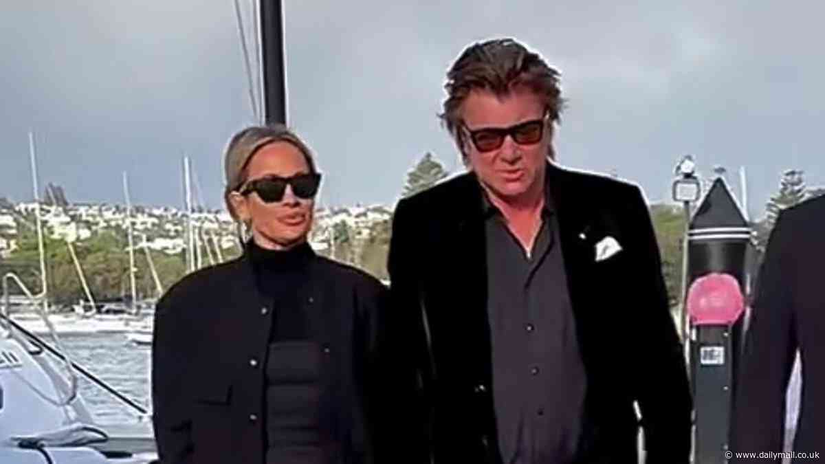 Richard Wilkins, 69, breaks his silence for the first time on his new romance with much younger makeup artist Mia Hawkswell, 47: 'I'm happy'