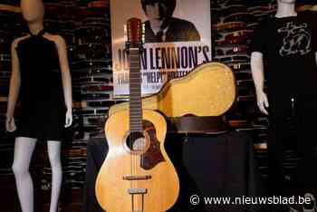 Verloren gewaande gitaar John Lennon brengt 2,7 miljoen euro op