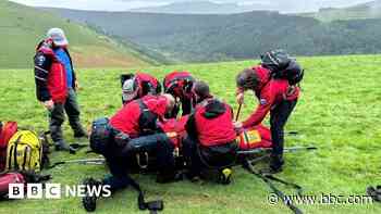 Injured rider rescued after being thrown from horse