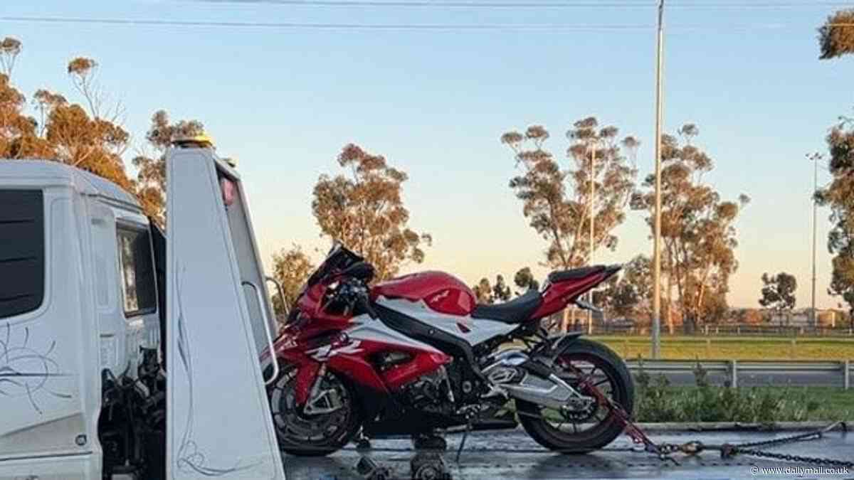 Disbelief as two motorcyclists who filmed themselves hooning at nearly 300km/h and posted it to social media are arrested