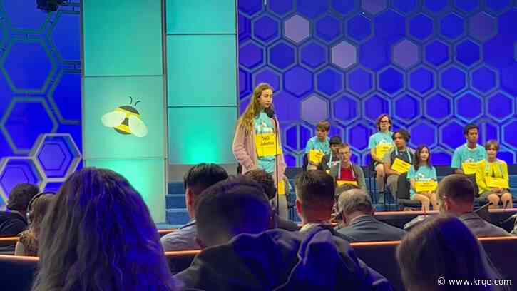 New Mexico teenager eliminated in the quarterfinals of the national spelling bee