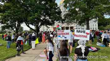 Following deaths in Rafah, pro-Palestinian rally held outside State Capitol