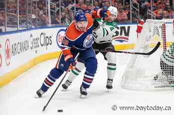 Oilers battle back from early deficit to defeat Stars 5-2 and pull even in West final