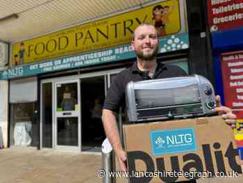 New commercial toaster donated to Hyndburn Food Pantry