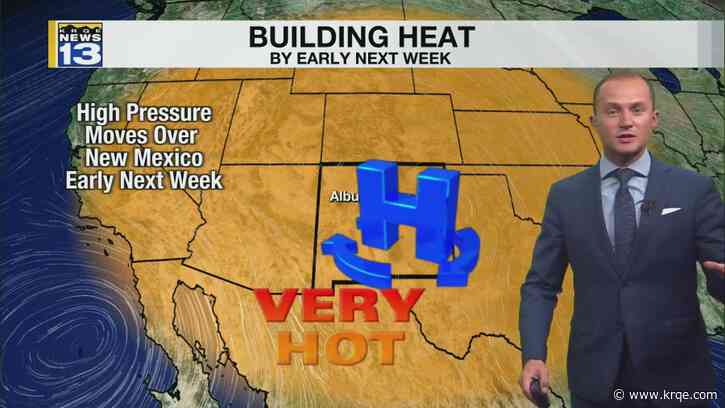 Hotter weather on the way starting this weekend
