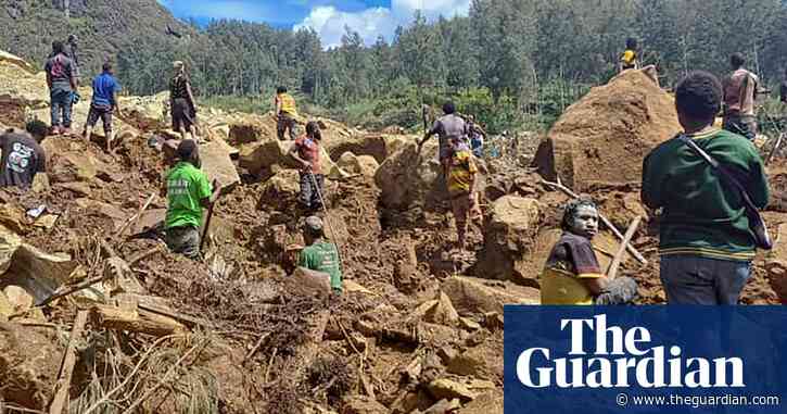 Papua New Guinea landslide: rescuers say they do not expect to find survivors under rubble