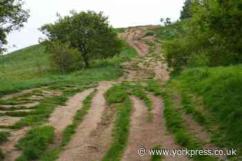 Work starts on footpath restoration at Roseberry Topping