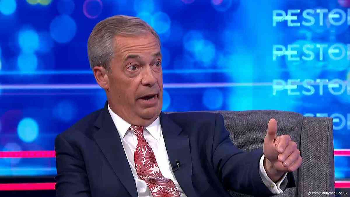 Nigel Farage refuses to back down over 'Islamophobic' comments in fiery clash with Robert Peston as he insists some Muslims are trying to 'change our way of life' - singling out communities in Burnley, Bradford and Leeds