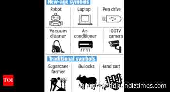 Robot, laptop, pen drive find place beside tractor, bullocks on EC’s poll symbol list