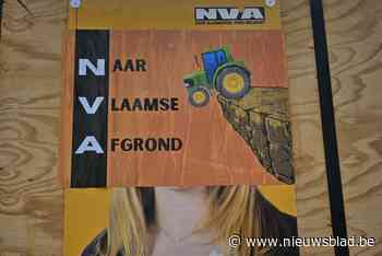 Affiches Sanne Van Looy (N-VA) opnieuw gevandaliseerd