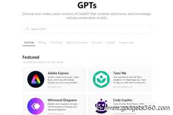 ChatGPT Rolls Out Free User Access to Custom GPTs; Can Now Try Purpose-Specific AI Chatbots