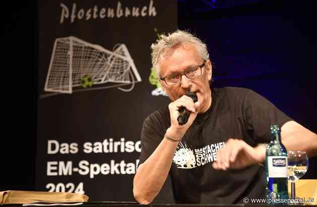 Während der EM: Bobic und Magath bei den Berliner "Stachelschweinen" auf der Bühne - Satirische Fußballshow "Pfostenbruch" mit der ersten Elf der Comedy-Stars