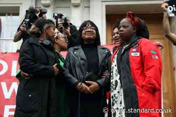 Charity boss at centre of royal race row Ngozi Fulani stands with Diane Abbott