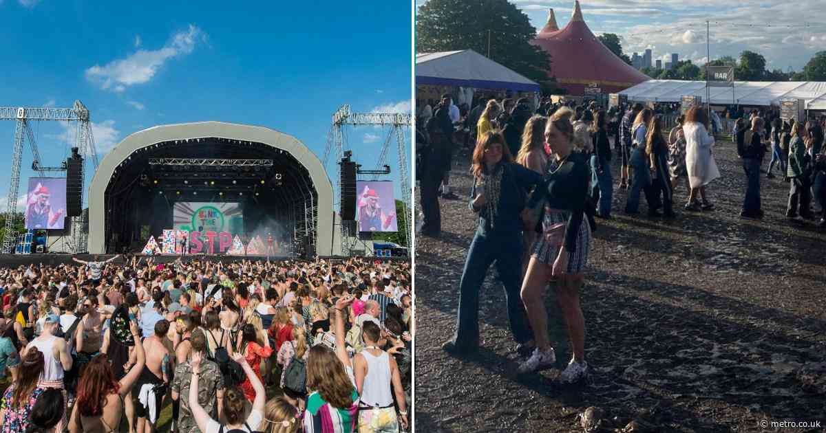 Fears over London festival this weekend as site turns into ‘mud bath’