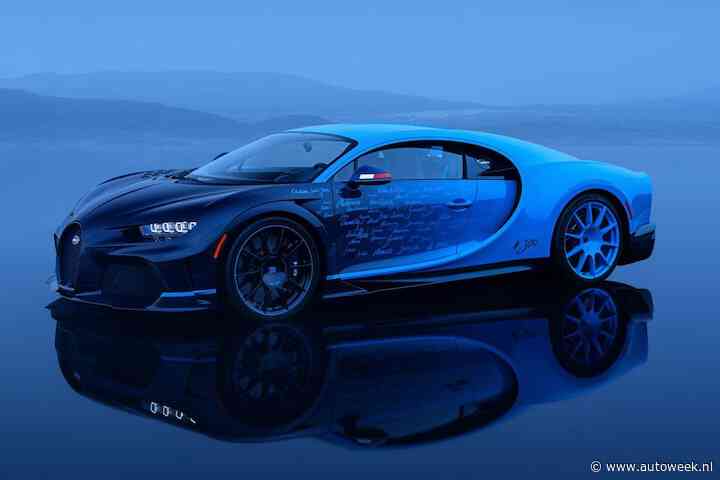Bugatti Chiron op gepaste wijze uitgezwaaid
