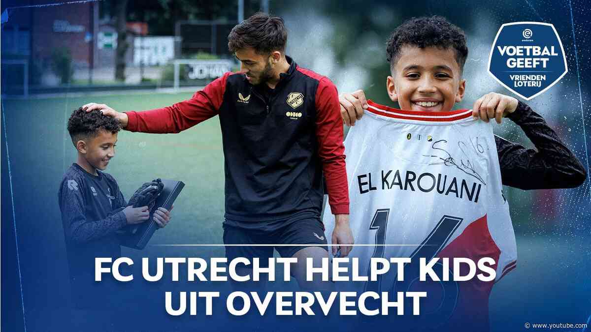 FC Utrecht INSPIREERT kinderen in de wijk Overvecht  ❤️🤍 | VOETBAL GEEFT