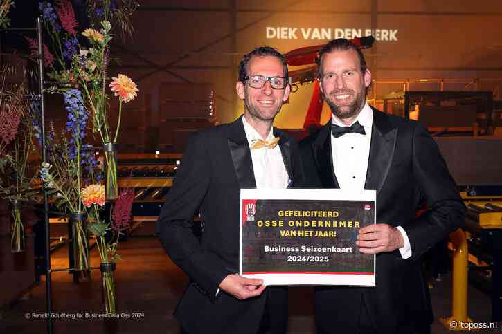 Ondernemer van het Jaar Diek van den Berk verrast tijdens Business Gala