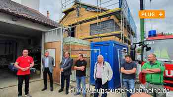 Bau des neuen Feuerwehrhauses in Bittenbrunn läuft im Blitz-Tempo