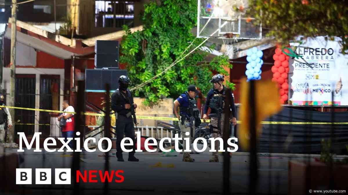 Deadly end to Mexico election campaign as local candidate shot | BBC News
