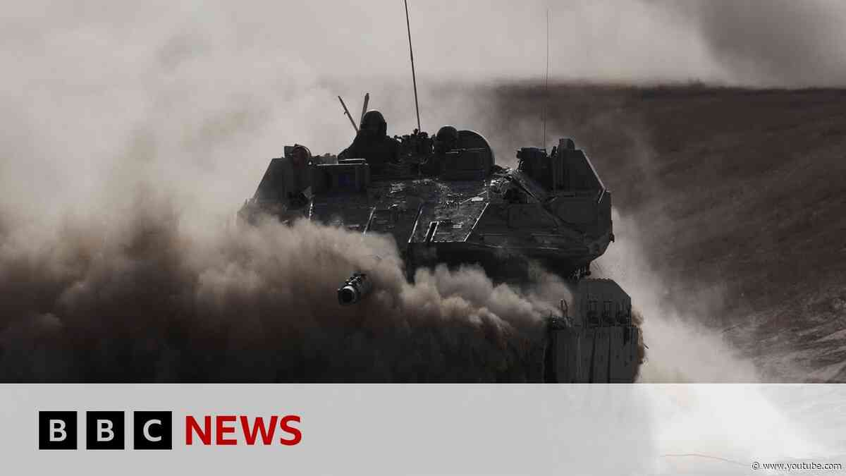 Israel extends control of Gaza's entire land border | BBC News