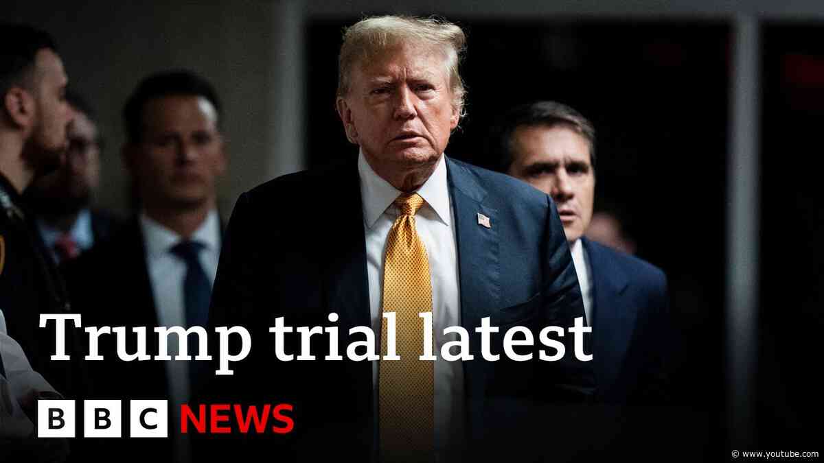 Deliberations under way in Donald Trump hush-money trial | BBC News