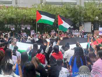 Plus de 200 lycéens ont manifesté pour Gaza à Nice ce jeudi