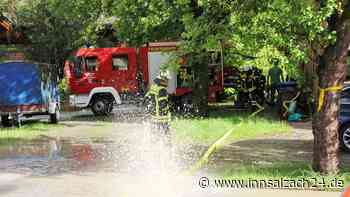Land unter in Bernau: Feuerwehr muss zu 20 Einsätzen gleichzeitig ausrücken
