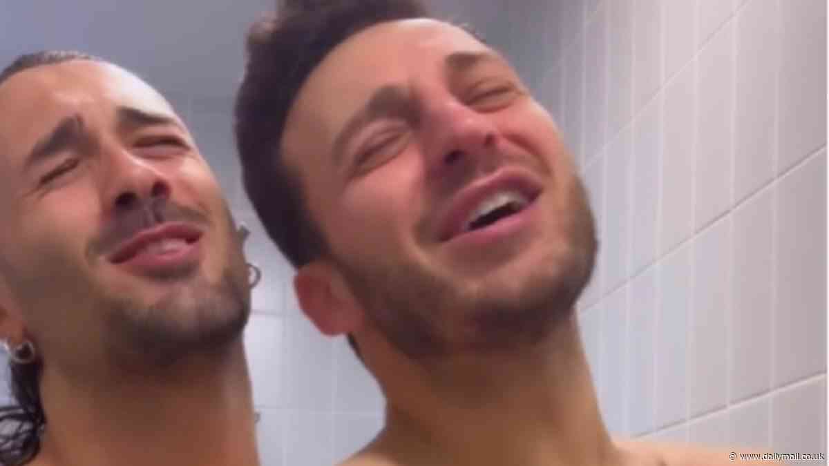 Strictly Come Dancing stars Vito Coppola and Graziano Di Prima leave fans flustered as they shower together while singing in Italian