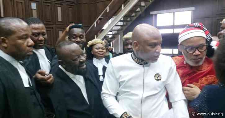 Nnamdi Kanu files brief of appeal against trial court’s ruling