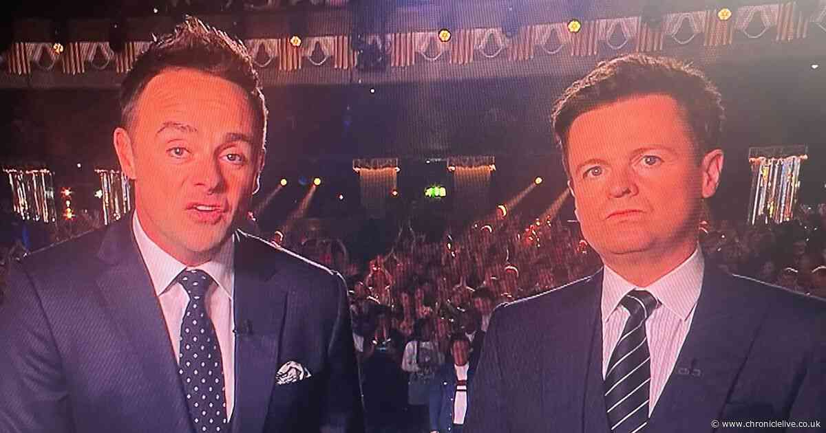 Britain's Got Talent's Ant and Dec forced to 'escort' act off stage as ITV show gatecrashed