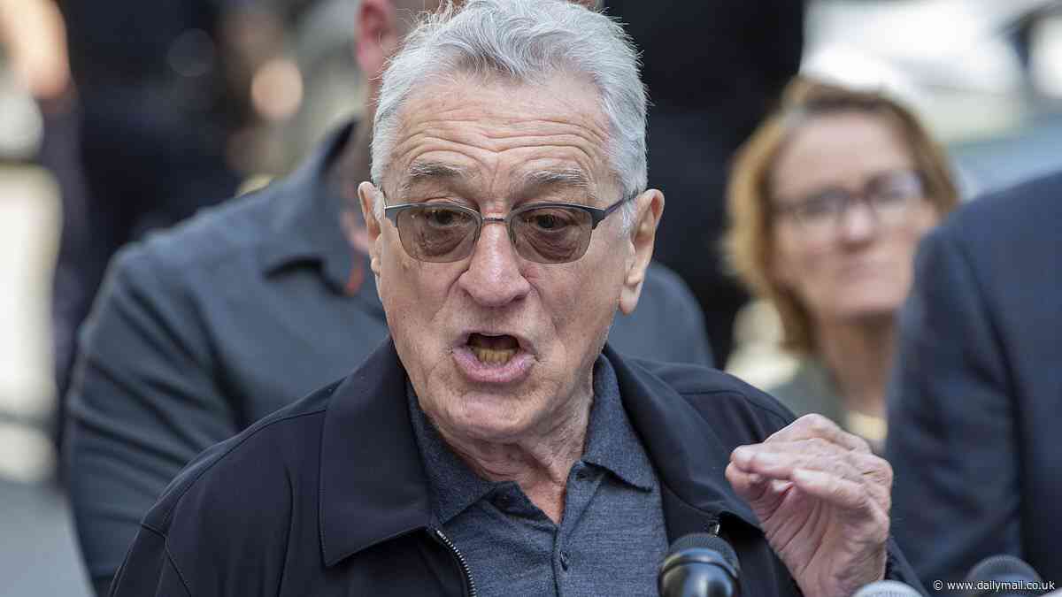 Robert De Niro, 80, 'will never stand down' from attacking Donald Trump despite facing FURY from his supporters - and is 'confident' his rants against ex-President won't stop him finding work in Hollywood