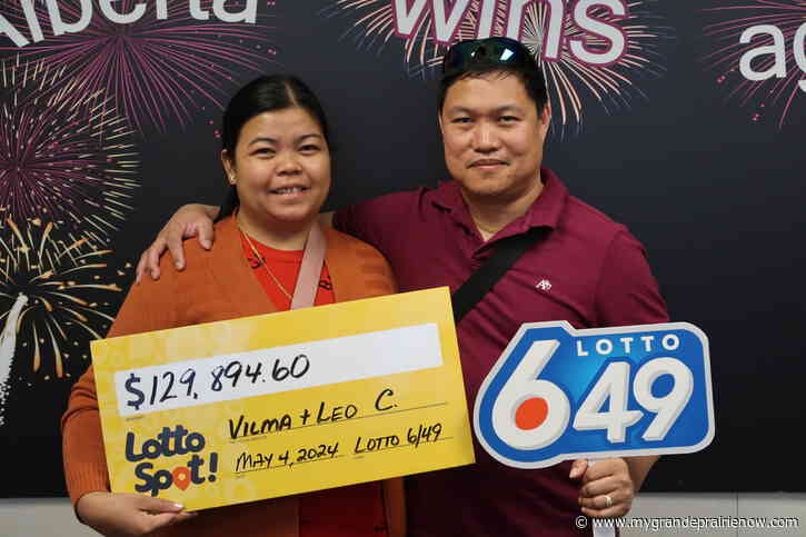 Grande Prairie couple wins big during Lotto 6/49 Classic Draw