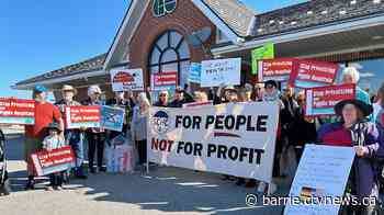From Simcoe County to Queen's Park: Protesters rally for health care funding
