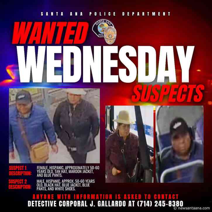 Lottery ticket scammers wanted for robbing a Santa Ana woman