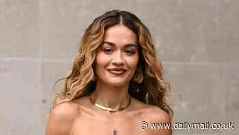 Rita Ora wows in little black dress as she explains to Stephen Fry what the Met Gala is during hilarious appearance on The One Show