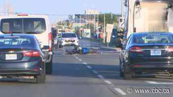 Motorcyclist dead after crash with transit bus in Brampton