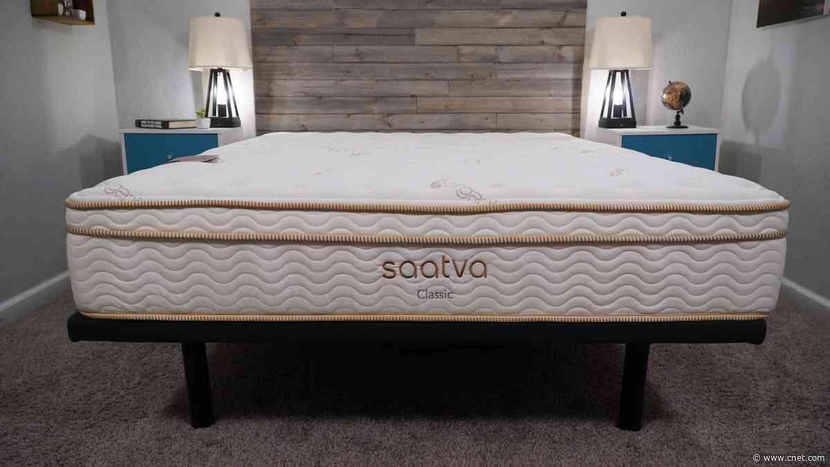 Save Up to $600 Off Your Next Saatva Mattress With This Extended Memorial Day Sale     - CNET