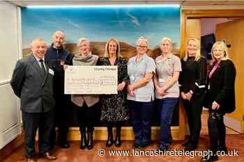 Pendleside Hospice's £25K donation from Eric Wright