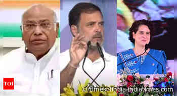 Kharge, Rahul, Priyanka notch up 100-plus rallies, roadshows each as LS poll campaign ends